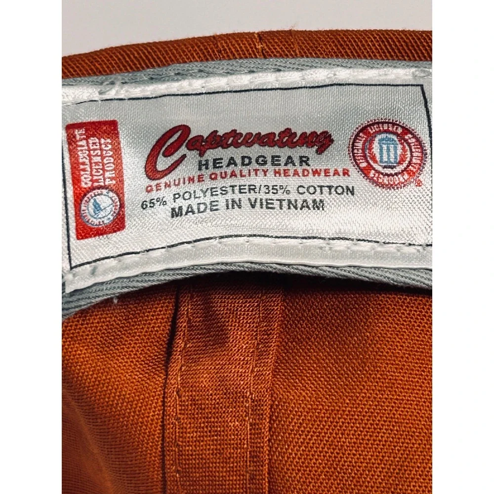 Captivating Headgear University of Texas Hook Em Horns Burnt Orange Hat Cap Mens